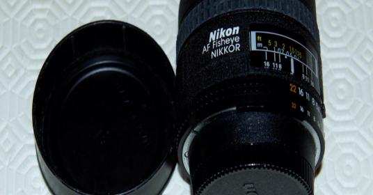 obbiettivo nikkor fisheye 16mm  f 2,8