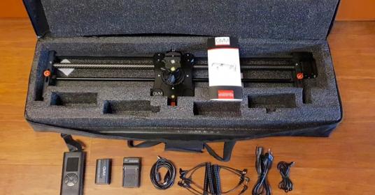 Vendo Slider motorizzato GVM GR-80QD in carbonio, come nuovo