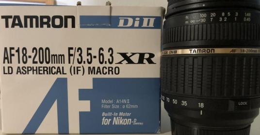 Tamron AF 18-200mm/F3.5-6.3 for Nikon Tamron AF 18-200mm/F3.5-6.3 for Nikon