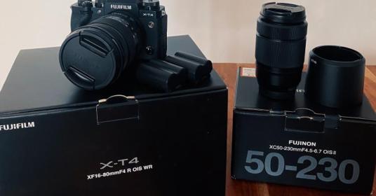Fuji XT4 + 16-80 F4 + 50-230 F4 + accessori vari