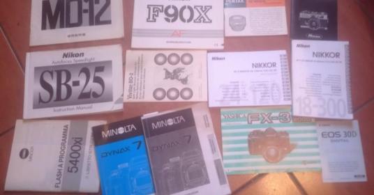 MOLTI=manuali/istruzioni =Attrezzatura Fotografica---vintage quasi tutti MOLTI=manuali/istruzioni =Attrezzatura Fotografica---vintage quasi tutti