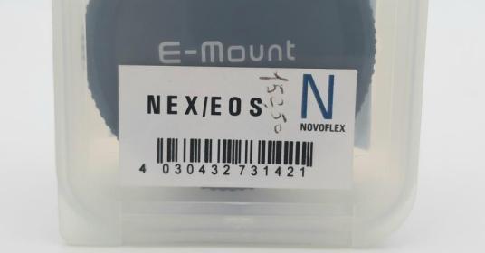 Adattatore Novoflex Sony per Canon "SCONTI PRIMAVERA"